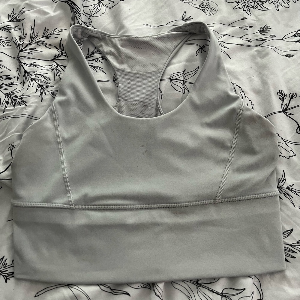 Sports Bra/Crop Top White